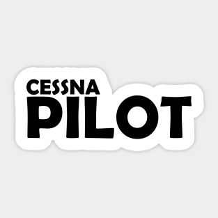 CESSNA PILOT Sticker